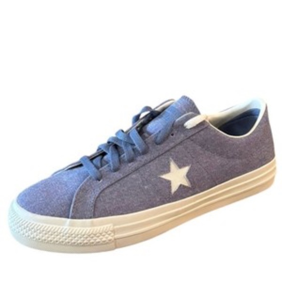 Converse Mens One Star Pro Blue Thunder Daze Shoes Size 10.5 - Picture 1 of 9
